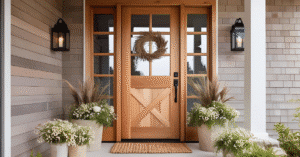 Une magnifique entrée de maison invitante