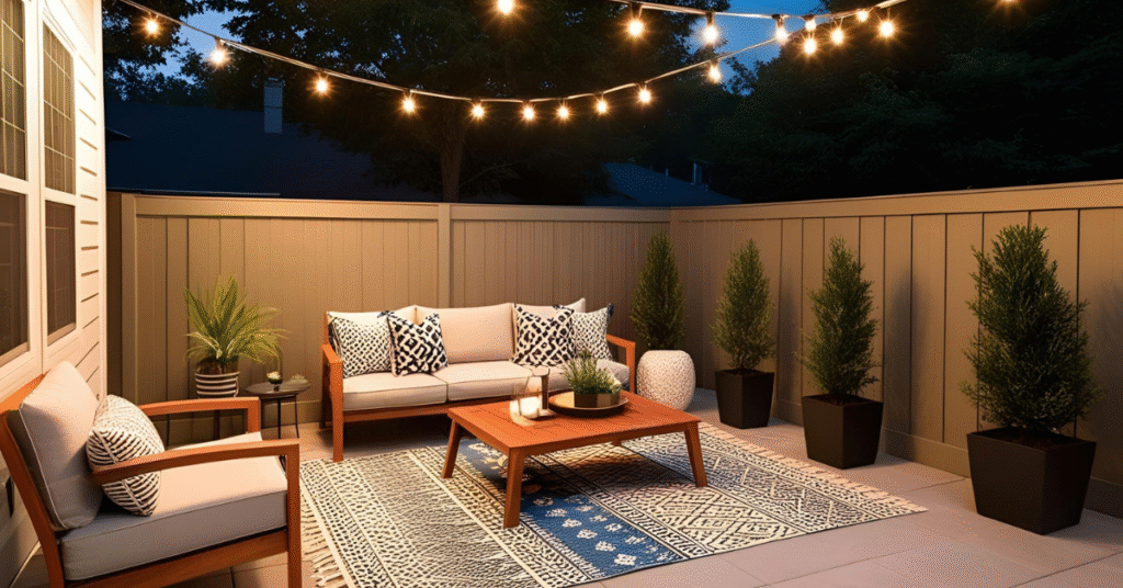 belle terrasse chic et simple