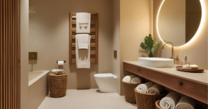 une salle de bain tendance