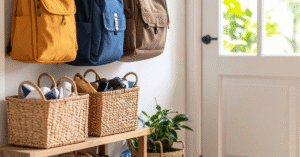 matin préparer dans l'entrée