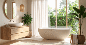 salle de bain cocooning